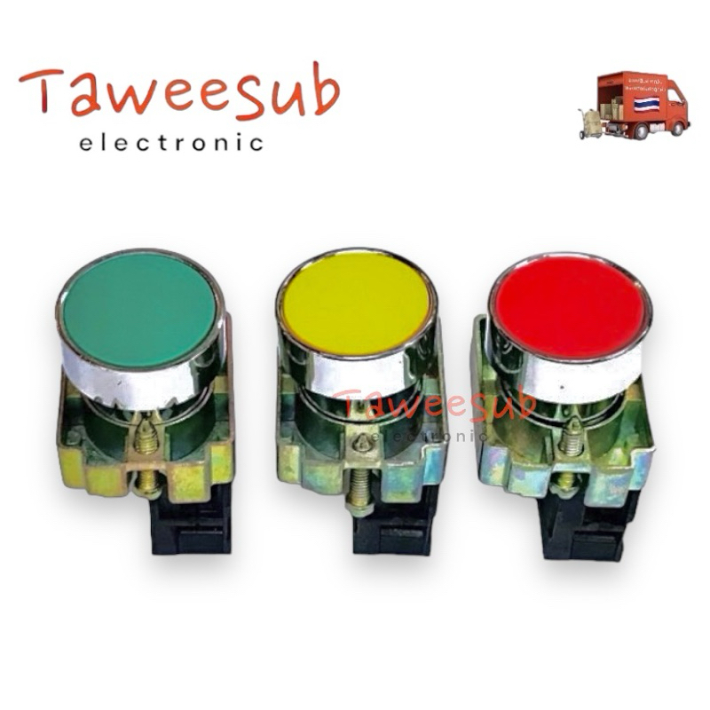 สวิตช์ ZB2-BE102C-NC ขนาด 22mm กดติด ปล่อยดับ