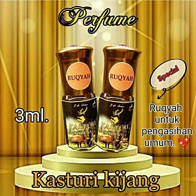 น้ำหอมชะดมเชียง 3ml.(Kasturikijang)ผ่านการรุกยะห์เรียบร้อยเเล้ว ไม่มีแอลกอฮอล์