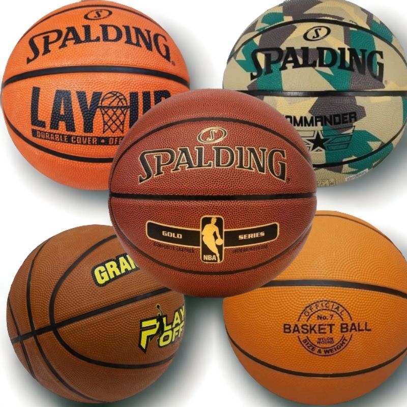 (ของแท้ 100%) ลูกบาสเกตบอล SPALDING/GRAND SPORT เบอร์7