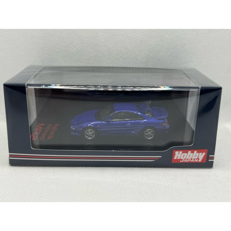 Toyota MR2 SW20 Blue TRD 1/64 Hobby Japan