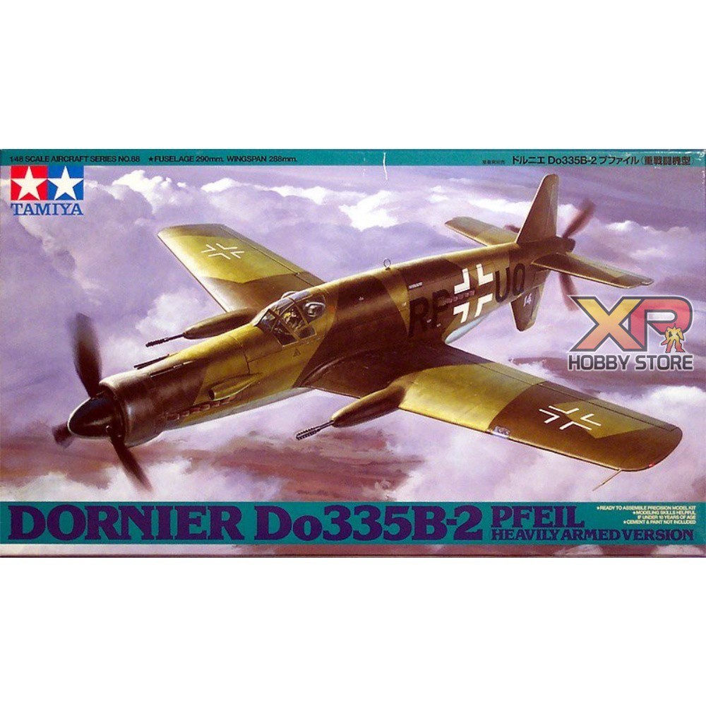 [Tamiya] 1/48 : Dornier Do335B-2 Pfeil Heavily Arme (TA 61088)