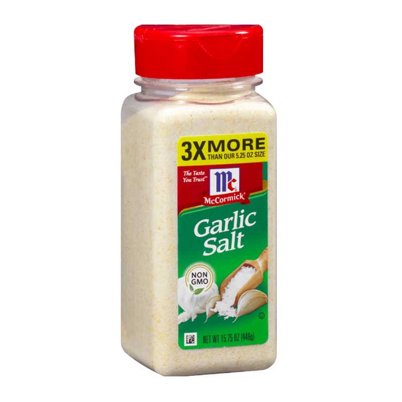 F/W mccormick garlic salt 446 g. จากUSA 🇺🇸 เกลือผสมผงกระเทียม นำเข้า