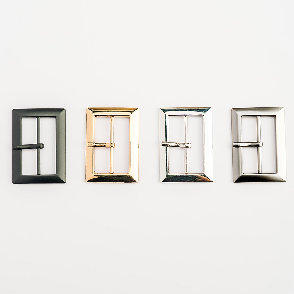 (4ชิ้น) หัวเข็มขัดสี่เหลี่ยมโค้ง 25มม. (BYY1136-25)