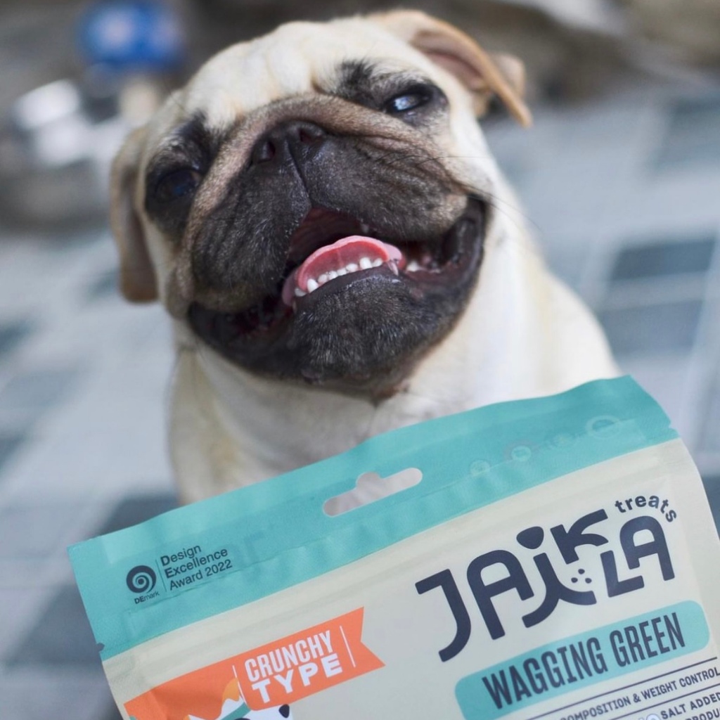 [3 Packs] JAIKLA ขนมสุนัขเพื่อสุขภาพ สูตร WAGGING GREEN ควบคุมน้ำหนัก ช่วยเผาผลาญไขมันส่วนเกิน - รูปที่ 5