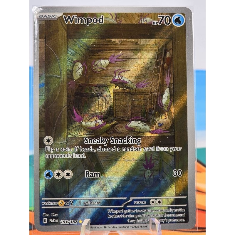 Pokemon Card "Wimpod AR 191/182" ENG Paradox Rift