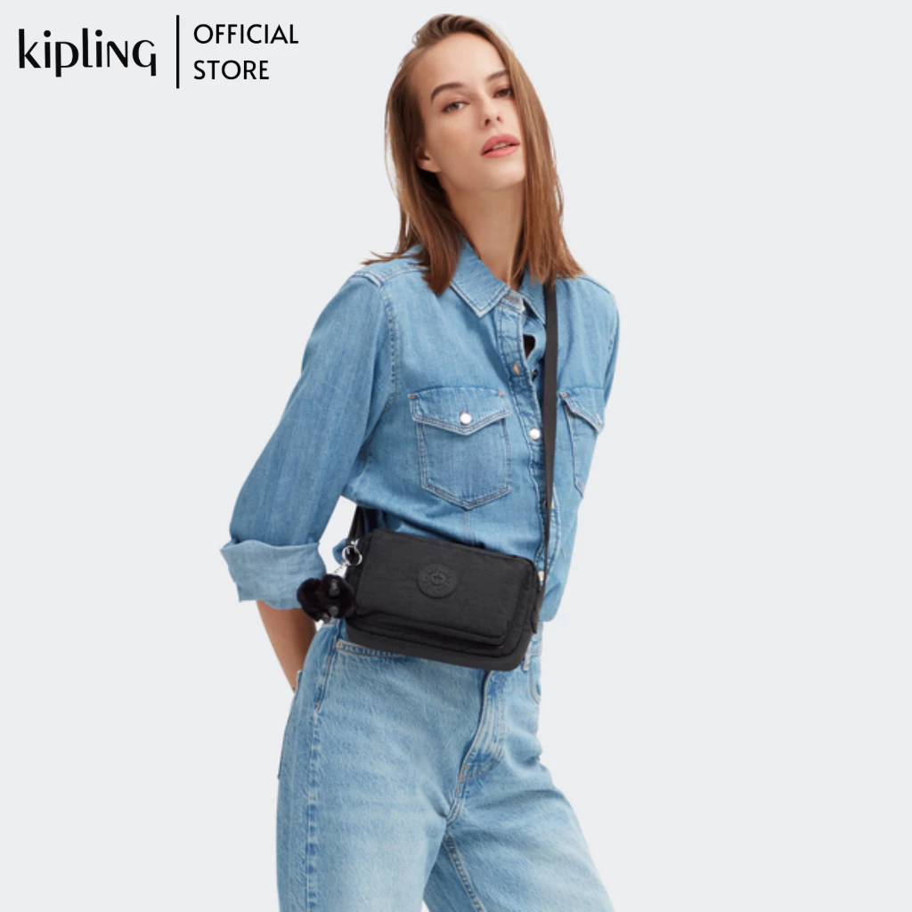 กระเป๋า KIPLING รุ่น ABANU สี Black Noir