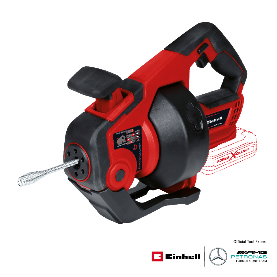 Einhell_Official เครื่องทะลวงท่อไร้สาย รุ่น TE-DA 18/760 Li [ไม่รวมแบตเตอรี่/เครื่องชาร์จ]