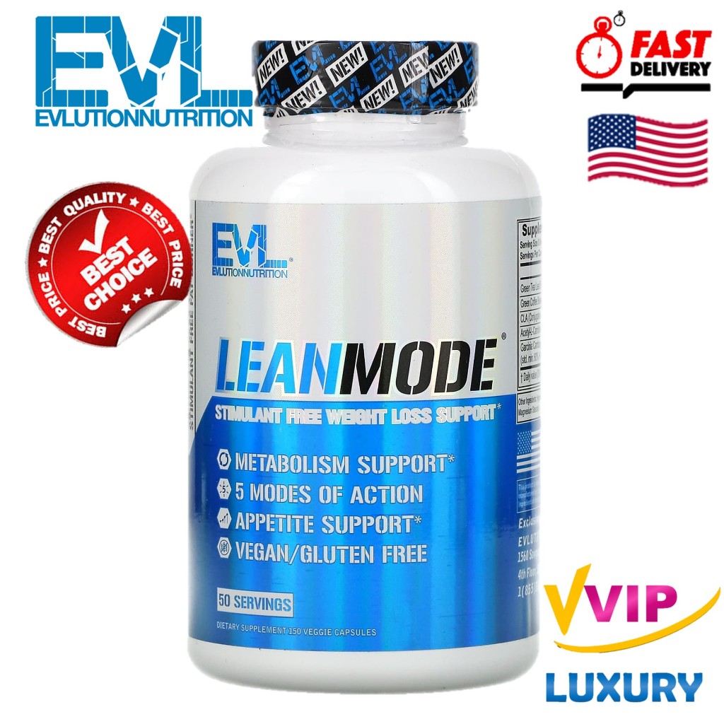 exp.01/2026 ลดไขมัน EVLution LeanMode,Lean Mode Fat Burner 150 capsules