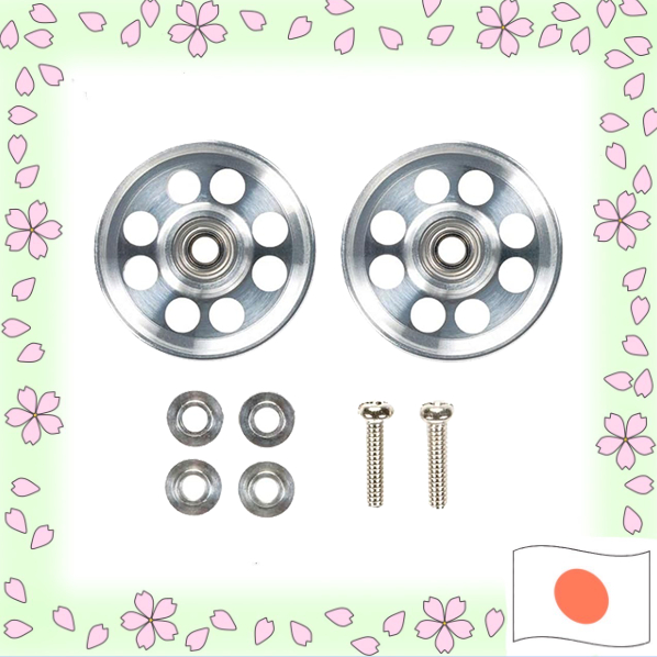 Tamiya Mini 4WD ลูกกลิ้งแบริ่งอลูมิเนียม น้ําหนักเบา 17 มม. 95563【ФФФ Japan】
