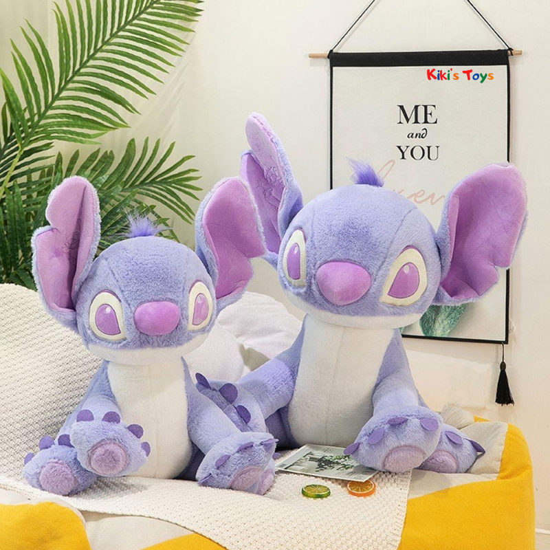 พร้อมส่ง ตุ๊กตาสติช Stitch สีม่วงน่ารัก ตุ๊กตาสติชสีม่วง รูปที่ 5