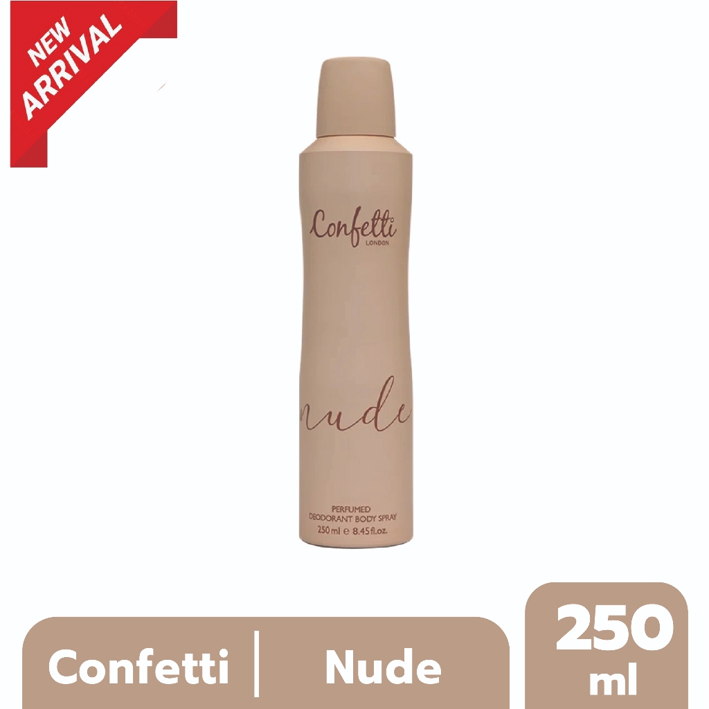 Confetti London Body Spray - Nude 250ml / คอนเฟตติ ลอนดอน บอดี้ สเปรย์ - นูด 250มล.