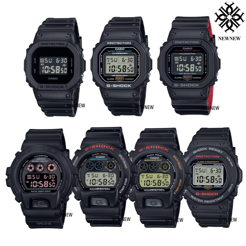 G-SHOCK CASIO นาฬิกาข้อมือ DW-5600UBB-1 DW-5600UHR-1 DW-5600UE-1 DW-6900U-1 DW-6900UB-9 ของแท้ประกัน