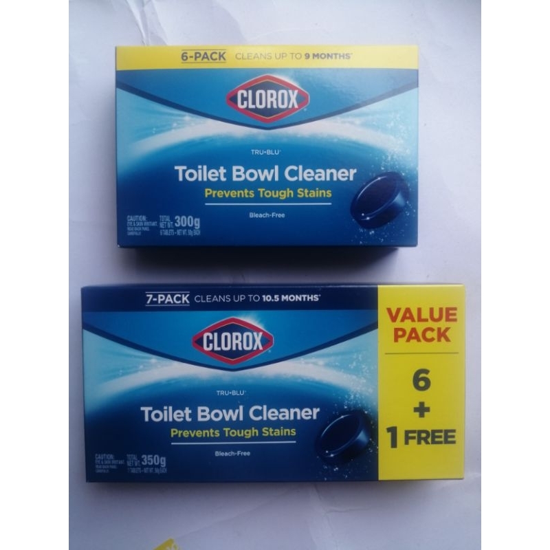 Clorox toilet bowl cleaner ก้อนทำความสะอาดสุขภัณฑ์ (กล่องฟ้าเหลือง)​