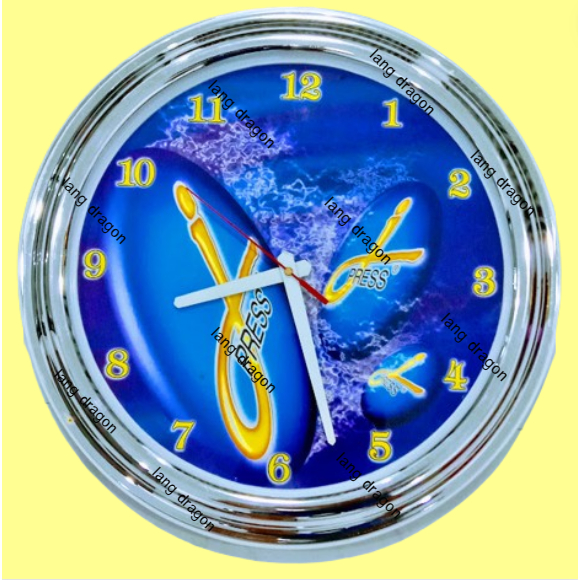 #นาฬิกา เก่า ของสะสม เจเพรส เรือน ใหญ่# 14 นิ้ว ผลิตมาแบบเป็นลายน้ำ แท้ 100 % ของพรีเมี่ยม