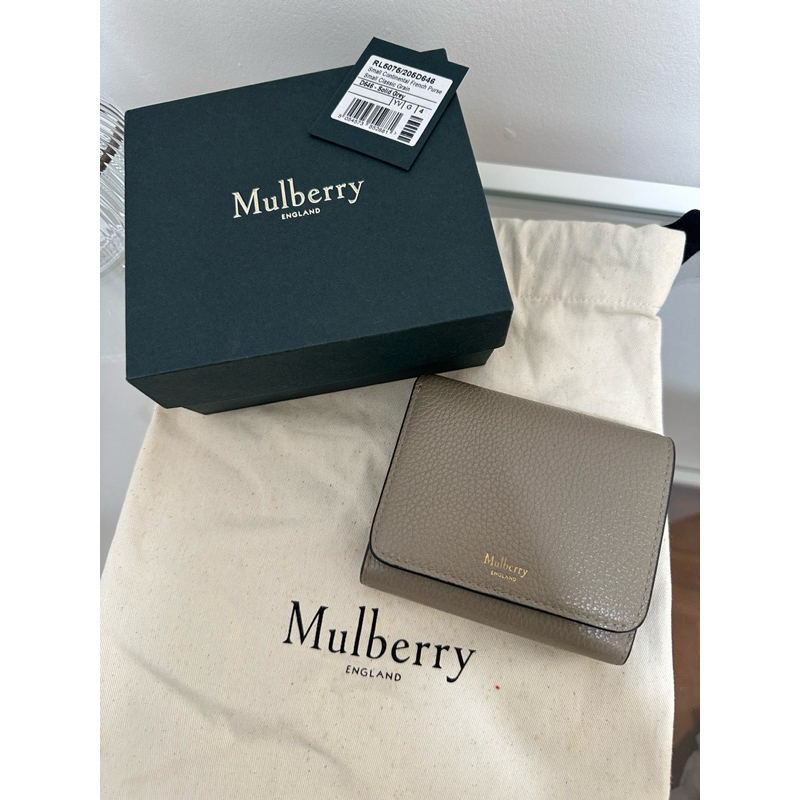 กระเป๋าสตางค์ Mulberry ของแท้ อุปกรณ์ครบ สภาพดีมากกก