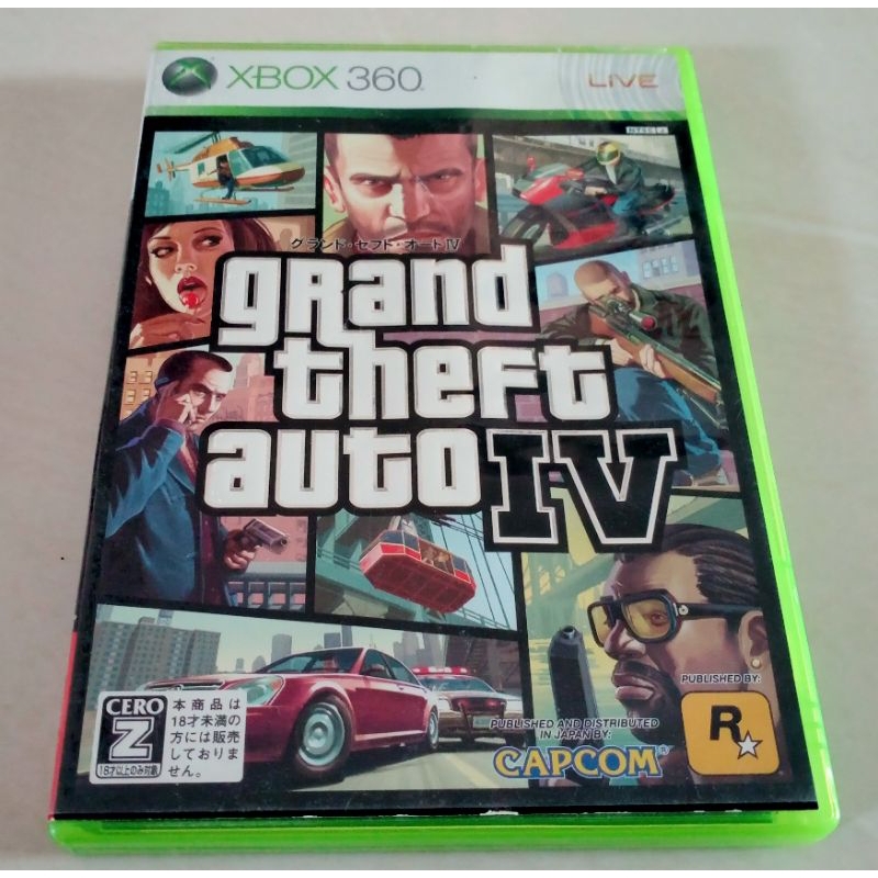 แผ่นแท้ xbox 360 GTA IV .