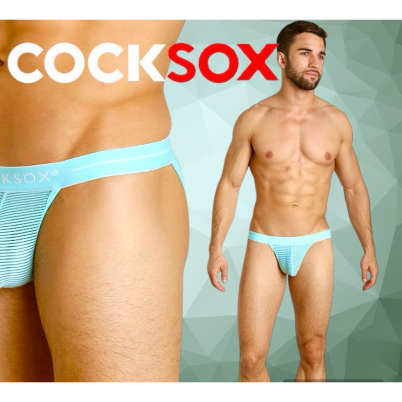 กางเกงในชาย cocksox ทรง Tanga sport สี อควา สแปลซ size S-XL