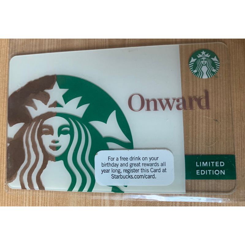 Starbucks gift card 2010 Limited Edition Onward #6066