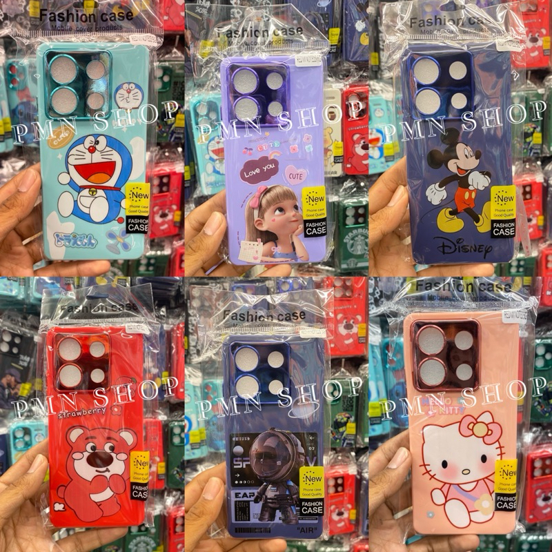 เคส Redmi Note13(5G)/Note13(4G)/Note13Pro เคสลายการ์ตูนด้านในกำมะหยี่ (รุปสินค้าตัวอย่างสินค้าตรงรุ่น)พร้อมส่งในไทย