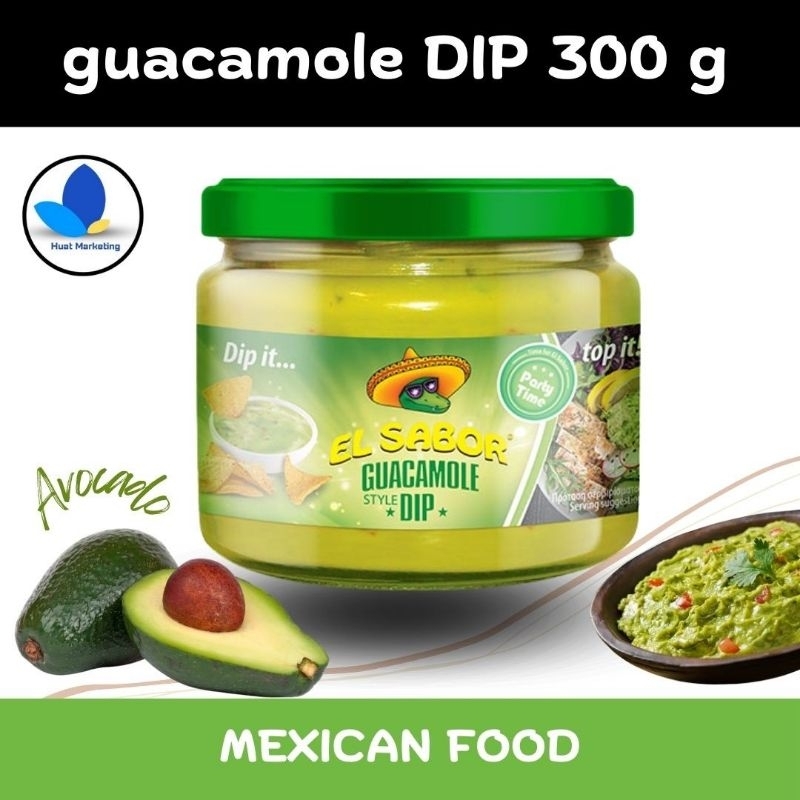 El Sabor Guacamole DIP กัวคาโมเล่ ดิพ 300 กรัม