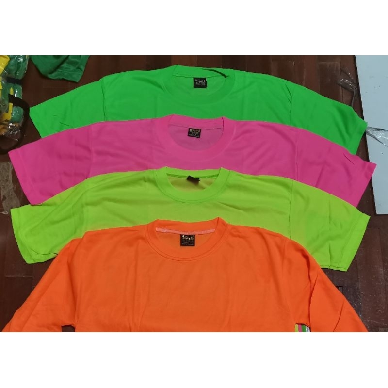 เสื้อยืด​ นีออน แขนสั้น​ ผ้าTK(Cotton with polyester)​