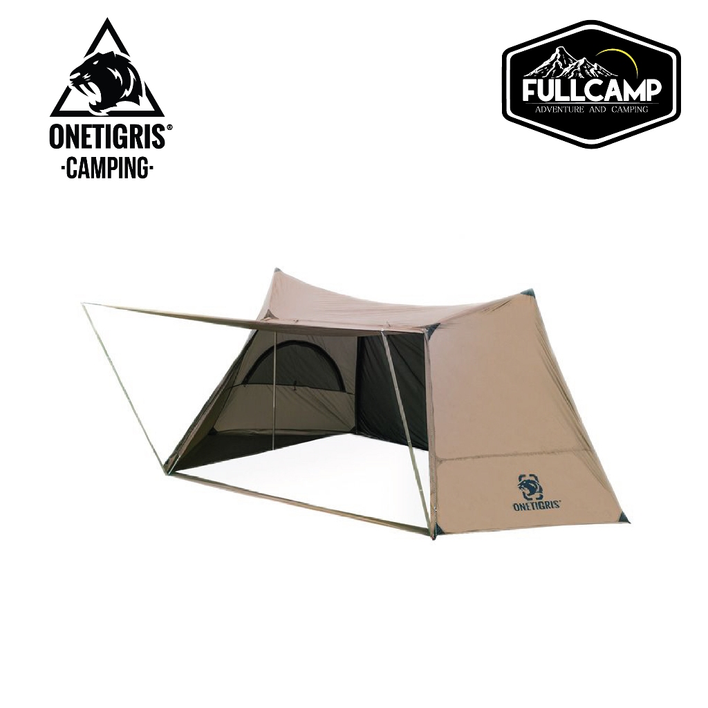OneTigris Solo Homestead Camping Tent (รุ่น Upgrade ผ้า 50D) เต็นท์กำบัง Shelter เต็นท์บุชคราฟ เต็นท์แคมป์ปิ้ง