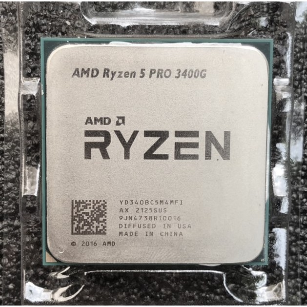 CPU (ซีพียู) AMD RYZEN 5 3400G 3.7 GHz (SOCKET AM4) มือสอง มีแต่ตัว CPU