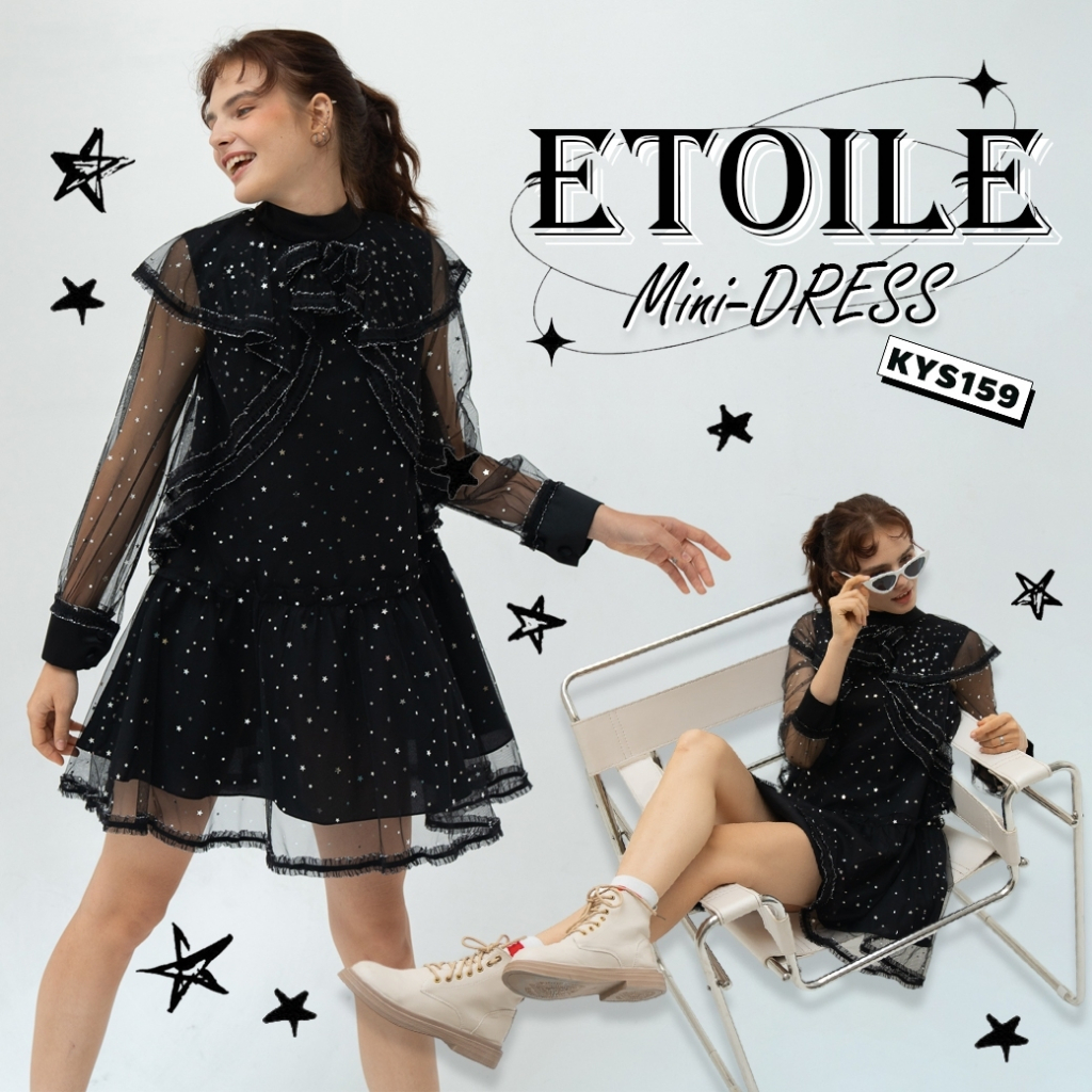 KAYASIS~ l KYS159 ETOILE Mini Dress