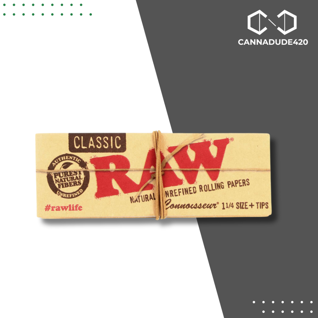 RAW Classic Connoisseur 1 1/4 + fil paper 78 mm.