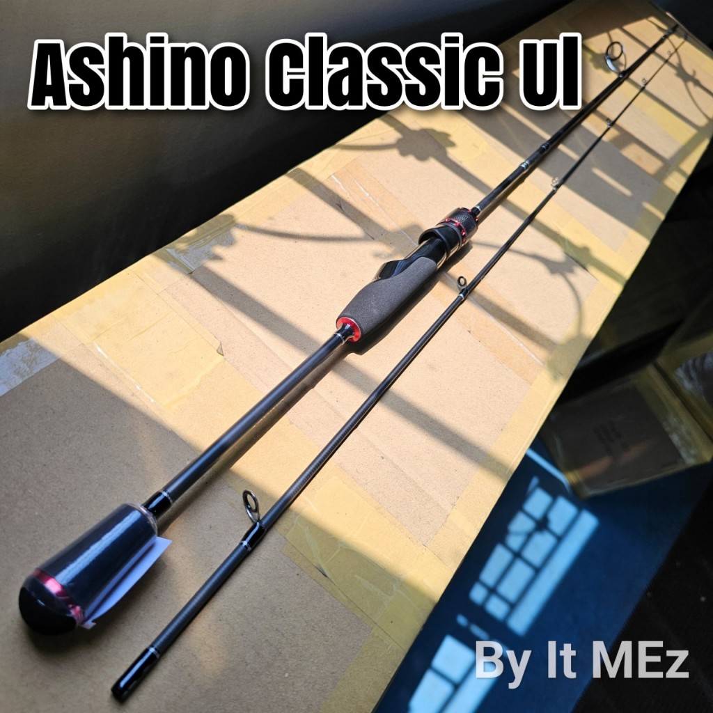 ของแท้ ราคาถูก ❗❗ คันตีเหยื่อปลอม UL Ashino Classic Ultralight เหมาะกับงานปลาเกล็ด สปิ๋ว ตกหมึก ตกกุ