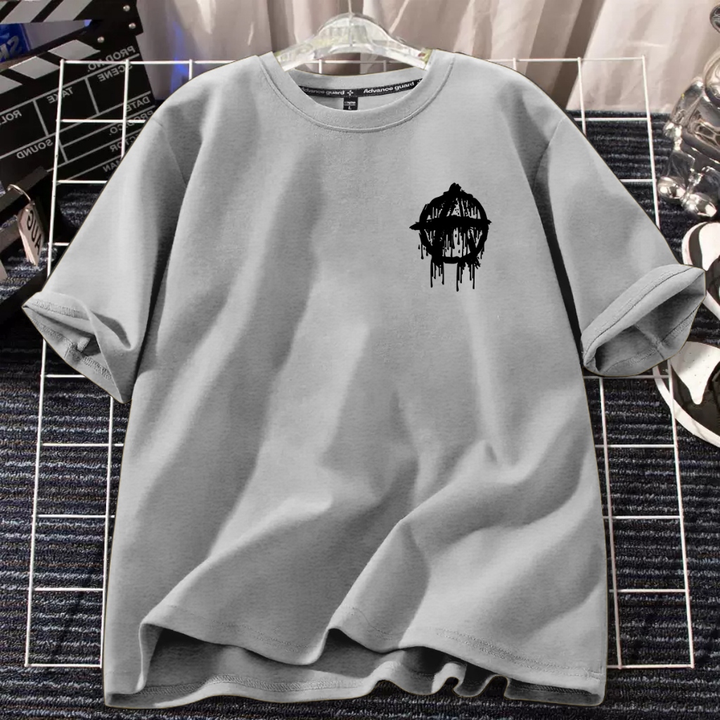 D527B（พร้อมส่งจากไทย）เสื้อยืดแขนสั้ง ผ้านุ่มใส่สบายฯ มี7สีหลายสีเลือกได้ S-3XL