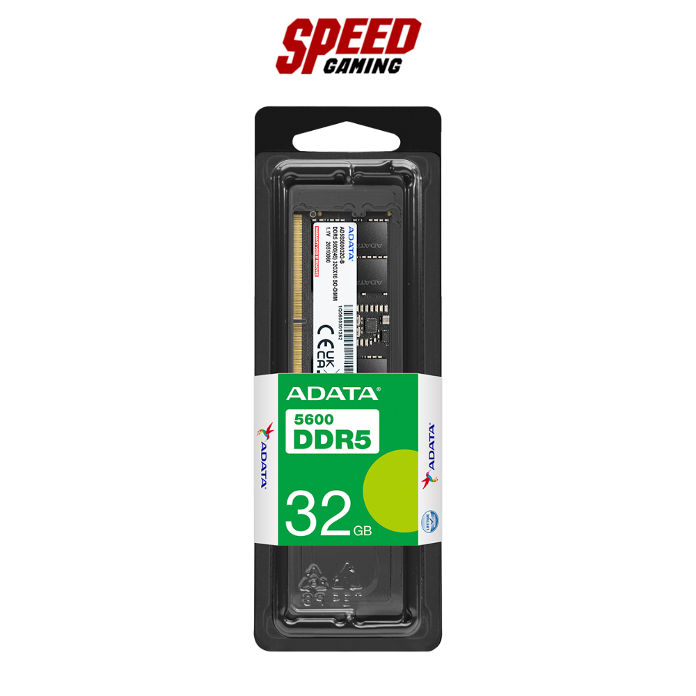 ADATA 32GB DDR5 SO-DIMM BUS5600 (32*1) RAM NOTEBOOK (แรม) AD5S560032G-S / By Speed Gaming