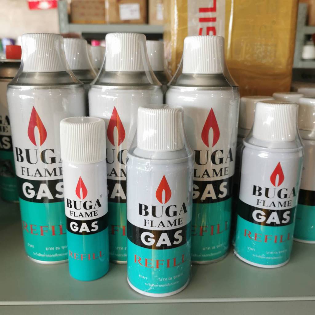 BUGA FLAME GAS Refill แก๊สสำหรับเติมไฟแช็ค
