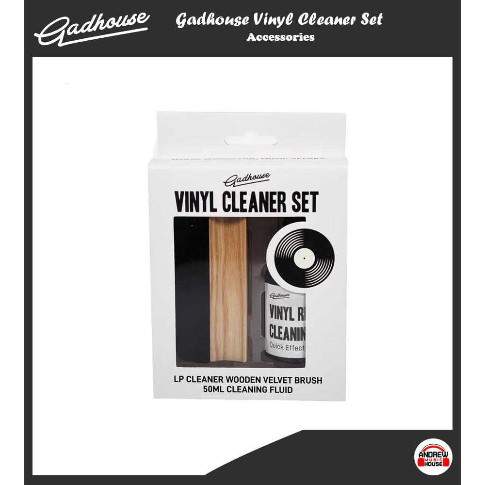 GADHOUSE vinyl cleaner set ชุดทำความสะอาดแผ่นเสียง น้ำยาทำความสะอาดแผ่นเสียงพร้อมแปรงปัดสำหรับทำความสะอาด