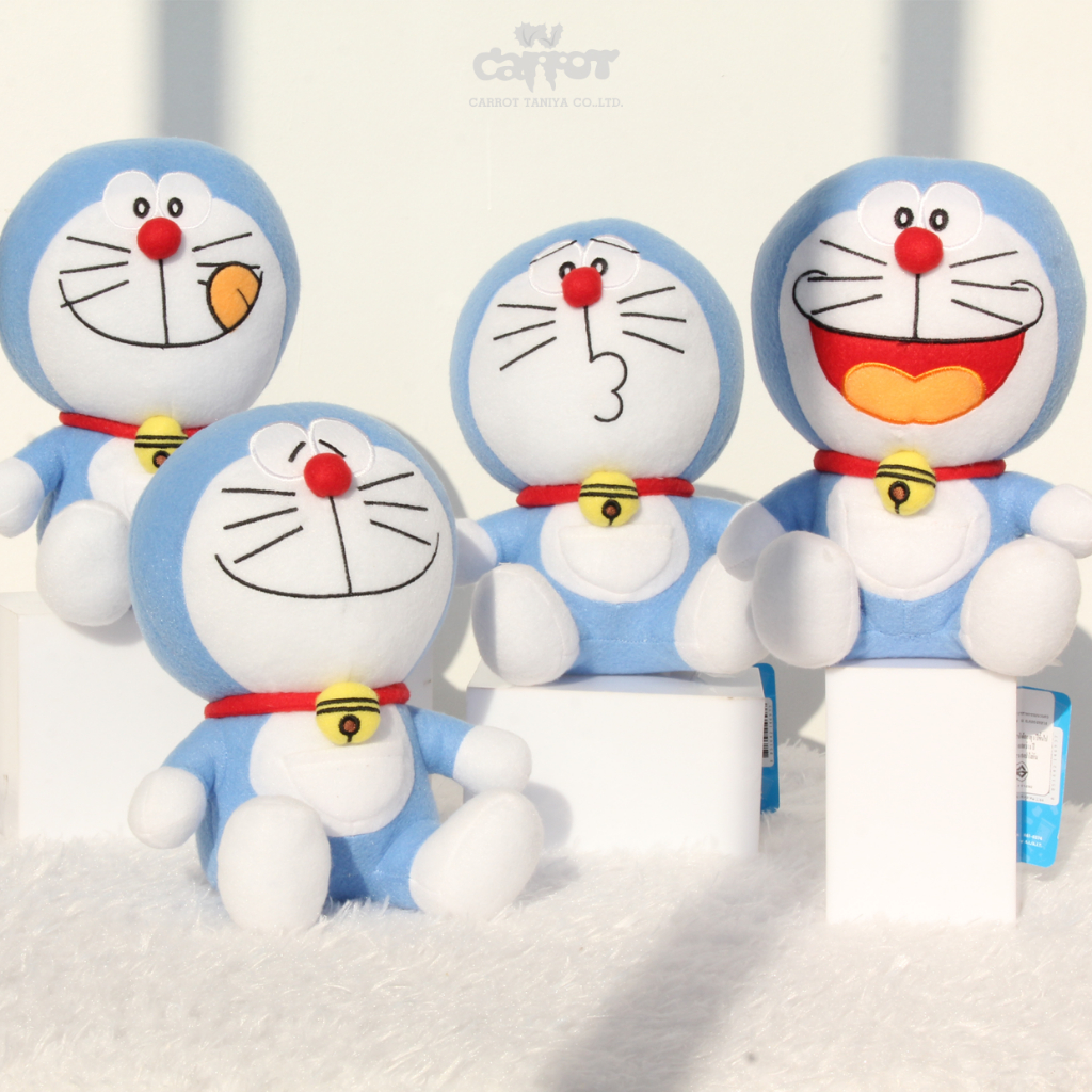 ตุ๊กตาโดเรม่อน ขนาด 7 นิ้ว (สินค้าลิขสิทธิ์แท้ ส่งตรงจากโรงงานผู้ผลิต)