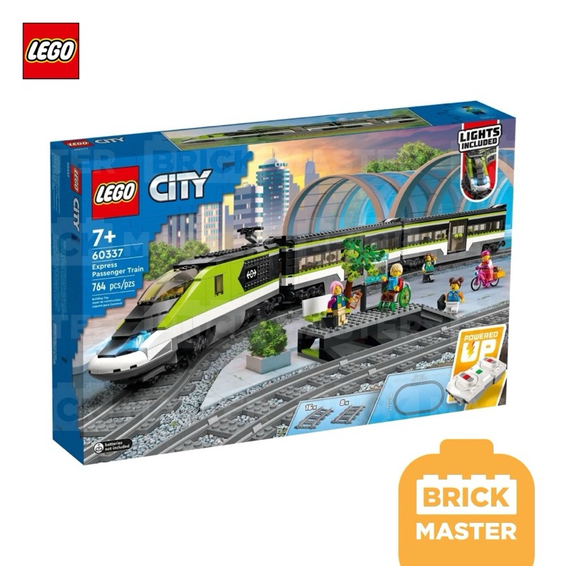 Lego 60337 CITY Express Passenger Train ของเล่น รถไฟ บังคับ (ของแท้ พร่อมส่ง)