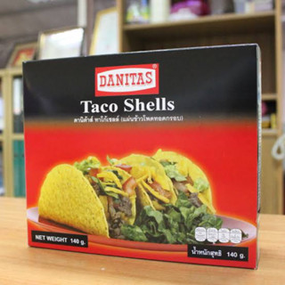 F/Wพร้อมส่ง Danitas taco shells 140 g. แผ่นข้าวโพดอบกรอบ ทาโ…