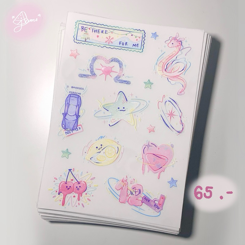 127 song sticker | สติ๊กเกอร์ตามคอนเซปเพลง