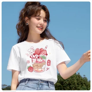 D552（พร้อมส่งจากไทย）เสื้อยืดแขนสั้ง ผ้านุ่มใส่สบายฯ มี7สีหลายสีเลือกได้ S-3XL