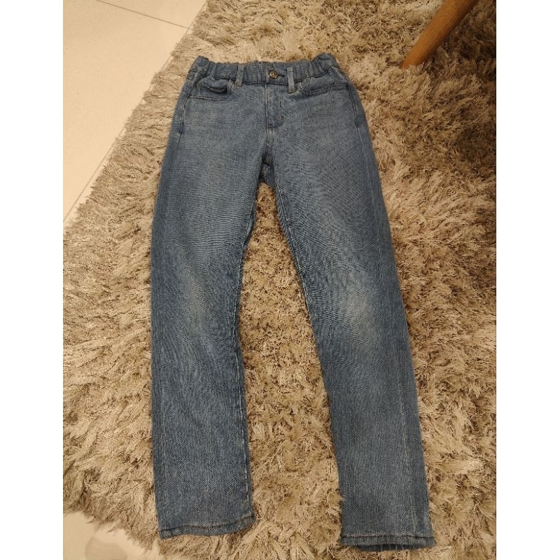 กางเกงยีนส์เด็ก Heattech Uniqlo