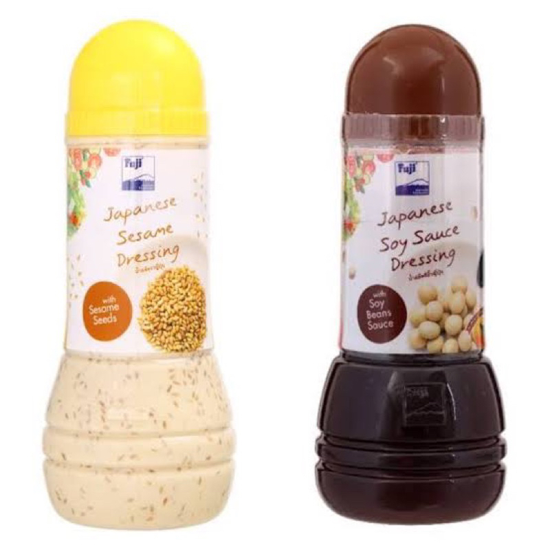T/F Fuji แท้ น้ำสลัด 2สูตร งาญี่ปุ่น/ ซีอิ๊วญี่ปุ่น japanese style dressing fl 250g.