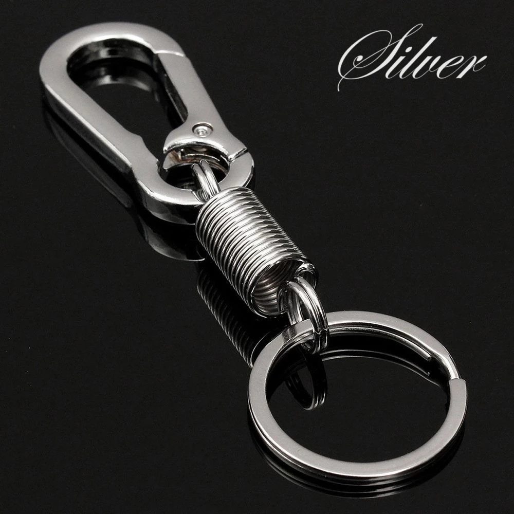 Fin1 พวงกุญแจกุญแจรถ สแตนเลสสตีล พร้อมคลิปหนีบเข็มขัด Car Big Bike Motorcycle Stainless Steel Keychain No. 3222 3224