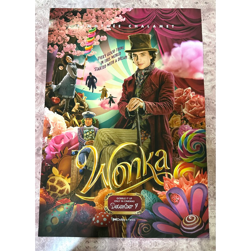 โปสเตอร์แท้ Wonka วองก้า