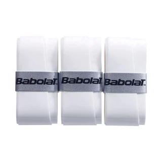 Babolat เทปพันด้าม/กริ๊ปพันด้ามไม้เทนนิส Pro Tour 2.0 x3 Overgrips Tape Racket Tennis | White ( 653053 )