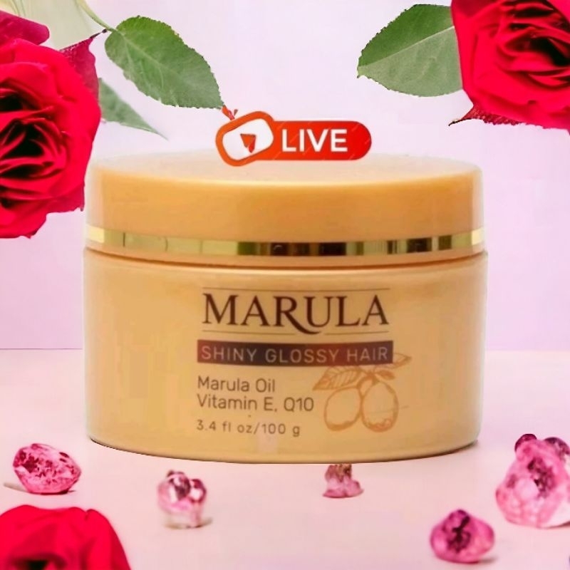 MARULA shiny glossy hair หอมมากก ไม่ต้องล้างออก หอมมากกจริงๆ แค่ลูบก็เงาแล้ว