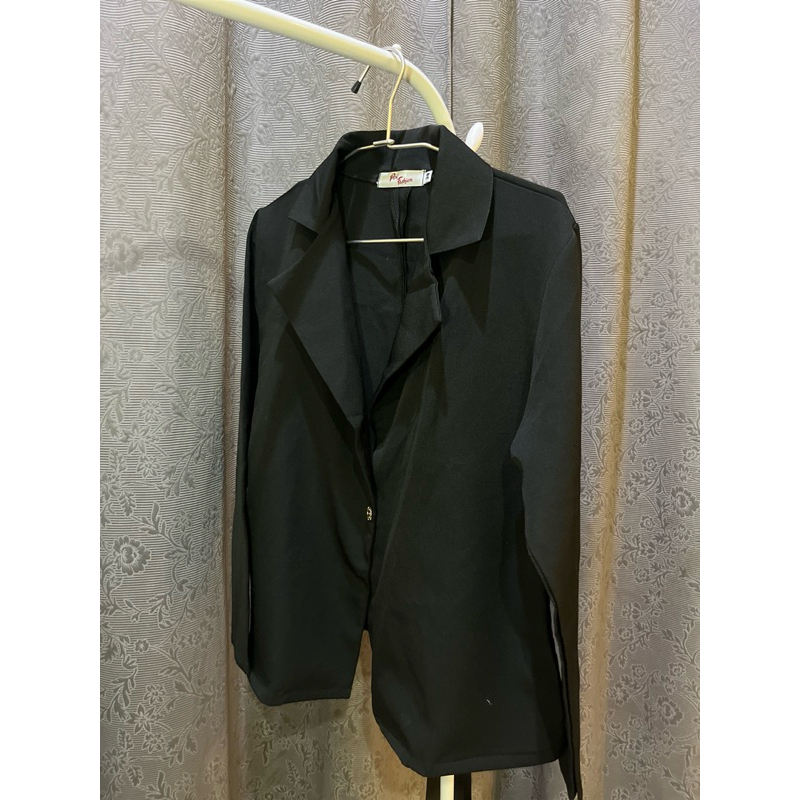 blazer เบลเซอร์ ผู้หญิง สีดำ poi fashion มือสอง