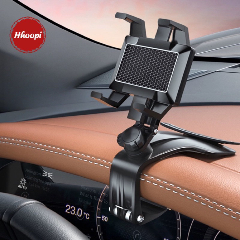 ที่วางโทรศัพท์ในรถ หมุน 1200 ° องศา ที่วางโทรศัพท์มือถือ คลิป มัลติฟังก์ชั่น ขายึดโทรศัพท์มือถือแดชบอร์ด