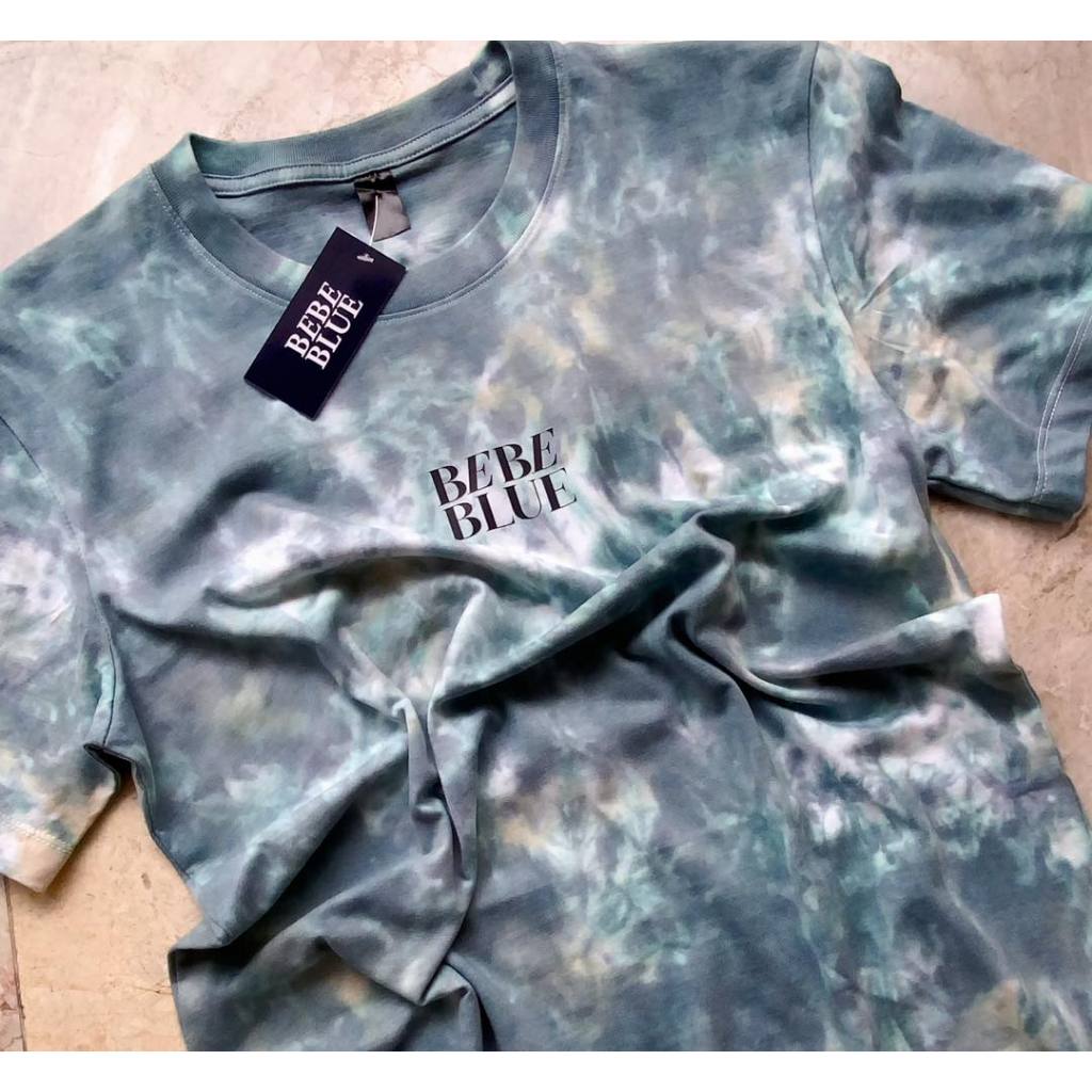 Bebeblue เสื้อมัดย้อม ครอบครัว รุ่น Darkmint เนื้อนุ่ม ใส่สบาย ของแท้ 100%