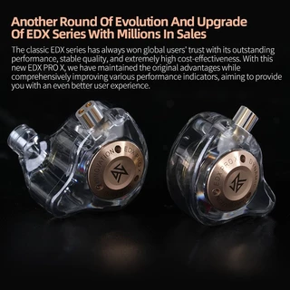 [ประกันศูนย์ไทย 6 เดือน] หูฟัง KZ EDX PRO X 3.5 มม / TYPE C มาพร้อมลวดทองแดงคุณภาพดีเยี่ยม headphone หูฟังเบสหนัก มีไมค์