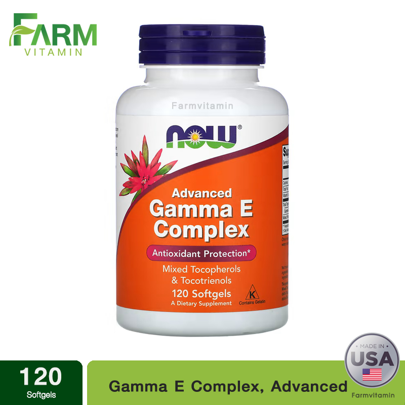 NOW Foods, Gamma E Complex, Advanced, 120 Softgels